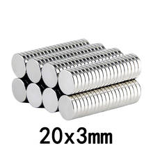 5/10/20/30/50pcs 20x3 Sheet Neodymium Magnet 20mmx3mm Round Powerful NdFeB Magnets 20x3mm Rare Earth Magnetic Disc magnet 20*3 2024 - buy cheap