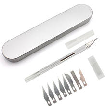 Non-Slip Metal Blades Scalpel Tools Kit Paper Cutter Engraving Craft Carving Knives For Mobile Phone PCB DIY Repair Hand Tools 2024 - buy cheap