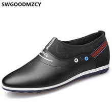 Shoes Men Loafers Elevator Shoes For Men Fashion Sneakers Shoes Luxury Sneakers Men Chaussure Cuir Homme Sapatos Homem Trampki 2024 - buy cheap