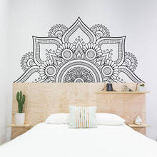 Media Mandala Geometría Sagrada Yoga pegatina de pared vinilo decoración del hogar Sala dormitorio cabecero de sofá calcomanías extraíble Mural 4128 2024 - compra barato