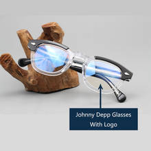 Johnny Depp Eyeglasses Optical Glasses Frame Men Women Acetate Eyeglasses Frame Retro Brand With Logo Top Quality 313 2023 - buy cheap