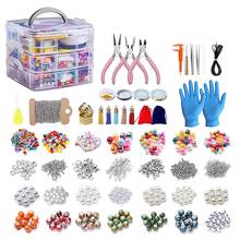 2456 Pieces of Jewelry Making Kit, Jewelry Making Tool Kit with Jewelry Beads, Jewelry Pliers, Beaded Thread, Storage Box, Jewel 2024 - buy cheap