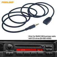 FEELDO 3,5 мм штекер AUX входной кабель адаптер только для BMW E46 с бизнес CD радио головное устройство # HQ6254 2024 - купить недорого