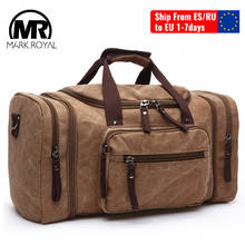 MARKROYAL-bolsos de viaje de lona para hombre, bolsas de equipaje colgantes de gran capacidad, de viaje, suaves para la noche 2024 - compra barato