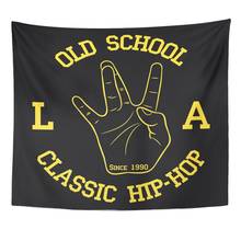 Los Angeles Hip Hop West Coast Hand Gesture Graphic Home Decor Tapestry Wall Hanging for Living Room Bedroom Dorm 50x60 inches 2024 - buy cheap
