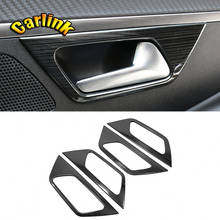 Stainless Steel LHD Door Handle Bowl Cover Interior Decoration Trim Car Styling For Peugeot 3008 GT 5008 2017-2021 Accessories 2024 - buy cheap