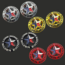 Emblema adesivo 3d edição texas, 2 peças emblema adesivo 3d para jeep universal veículos de motocicletas acessórios de estrela única 2024 - compre barato