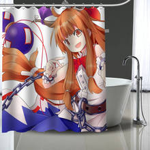 Ibuki Suika Custom Pattern Polyester Bath curtain Waterproof Shower Curtains DIY Bath Screen Printed Curtain for Bathroom 2024 - buy cheap