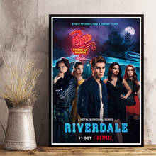 Pintura Decorativa moderna, lienzo HD de seda, póster de pared del hogar, imagen Riverdale, lienzo impreso de TV de moda 2024 - compra barato