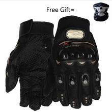 PRO-BIKER мотоциклетные перчатки для Для мужчин Мотокросс перчатки полный палец для верховой езды, для езды на мотоцикле перчатки для мотокросса M-XXL с подарком 2024 - купить недорого