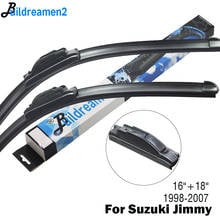 Buildreamen2 Car Wiper Blade Windscreen Wiper For Suzuki Jimmy Fit Hook Arms 1998 1999 2000 2001 2002 2003 2004 2005 2006 2007 2024 - buy cheap