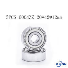 5PCS ABEC-5 6004ZZ 6004Z 6004 ZZ ball bearing 20x42x12mm High quality  deep groove ball bearing Mini Miniature Ball  Bearing 2024 - buy cheap
