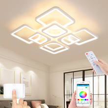 LED ceiling lamp simple living room kitchen balcony bedroom villa hall creative Nordic light luxury smart remote control lamp 2024 - buy cheap
