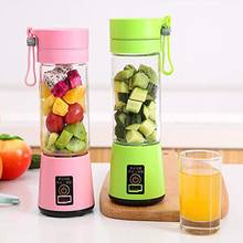 380ml Portable Home USB Rechargeable 4-Blade Electric Fruit Extractor Juice Blender Machine Sports Bottle Juicing Cup 2024 - compre barato