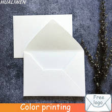 Envelope de papel branco clássico, 5 peças, 11.5cm x 16cm, envelope com janela, convite de casamento, envelope para presente 2024 - compre barato