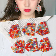 10PCS 37mm Fashion Style Wave Point Resin Pendant Earrings Accessories DIY Jewelry Findings 2024 - buy cheap