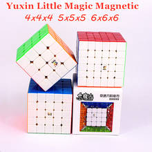 Yuxin Little Magic M Magnetic 4x4x4 5x5x5 6x6x6 magic cube 4x4 5x5 6x6 speed cube puzzle cubo magico 2024 - buy cheap