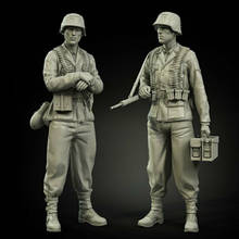 Unassambled 1/35 ancient MG-42 Team Set include 2  Resin figure miniature model kits Unpainted 2024 - buy cheap