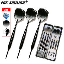 Fox Smiling-dardos profesionales de punta de acero, 3 piezas, 23g, ejes de aluminio, con embalaje de caja, buena calidad 2024 - compra barato