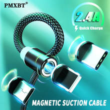 Cable magnético de iluminación LED, Cable Micro USB tipo C para iPhone 11, XS, XR, 8, 7, 6S, Samsung S20, 10, Xiaomi 2024 - compra barato