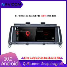 Navegador multimedia Naviodm android 10,0 de 4 núcleos para coche, reproductor de DVD, audio para coche, gps para BMW X3 X4 F25 F26 2011-2013 NBT, radio navegación bt 2024 - compra barato