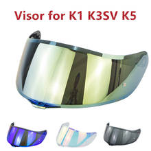 Visera para casco de motocicleta K5, accesorios dorados de cara completa, para K1, K3SV, K5, novedad 2024 - compra barato
