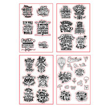 Mother's Day Silicone Clear Stamp DIY Scrapbooking Embossing Transparent Photo Album Decor Paper Arts Crafts New For 2021 2024 - buy cheap