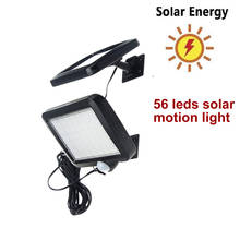 Sensor de movimiento PIR impermeable para exteriores, lámpara Solar de 56 LED, 2835 SMD, con Sensor dividido, para Calle y pared 2024 - compra barato