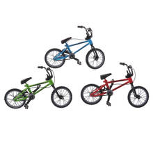 Миниатюрные игрушечные велосипеды BMX Fixie Finger, игрушки для горного велосипеда, креативная игра, игрушка для изготовления, подарок, новый случайный цвет, оптовая продажа 2024 - купить недорого