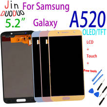 5.2 oled oled para samsung galaxy a520 display lcd tela de toque digitador assembléia para samsung a5 2017 lcd 2024 - compre barato