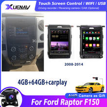 Android Car Radio For Ford Raptor F150 2008 2009 2010 2012 2013 2014 GPS Navigation Large Screen Vertical Screen Multimedia 2024 - buy cheap