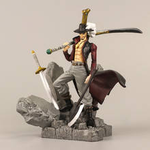 Scultures One Piece Figure Dracule Mihawk PVC Action Figure With Sword Anime Collectible Model Kids Toys Doll 2024 - buy cheap