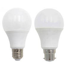 Lâmpada led e27 b22, economia de energia 3w 5w 7w 9w 12w 15w 18w 22w, luz branca 175v-265v, iluminação doméstica, 1 peça