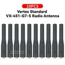 10X 3.54Inch Vertex Standard VX-451-G7-5 Two-Way Radio w/UHF-R2 Antenna A10  (400-470MHz) 2024 - buy cheap