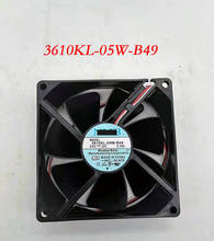 for NMB-MAT 3610KL-05W-B49 F14 DC 24V 0.16A 3-Wire 92X92X25mm Server Cooling Fan 2024 - buy cheap