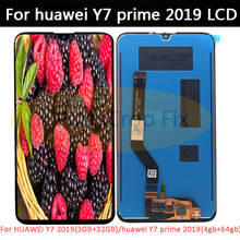 6,26 "ЖК-дисплей для Huawei Y7 2019 DUB-LX3 DUB-L23 DUB-LX1 ЖК-дисплей сенсорный экран панель дигитайзер сборка для Y7 Prime 2019 2024 - купить недорого