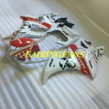 Custom Motorcycle Fairing body kit for YAMAHA YZFR6 05 YZF R6 2005 YZF600 Red white Fairings bodywork+gifts YJ20 2024 - buy cheap