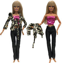 Nk 1 conjunto mais novo vestido de boneca nobre bonito artesanal festa roupas topo moda vestido para barbie acessórios boneca melhor presente da criança 2024 - compre barato