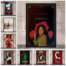 Suspiria-póster de película de terror clásica, impresiones, arte de pared, pintura en lienzo, carteles, imagen para sala de estar, decoración del hogar 2024 - compra barato