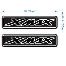 Adesivos da motocicleta para yamaha X-MAX xmax x max 125 250 300 400 marca 3d decalques tanque emblema emblema almofada do tanque protetor decalque 2024 - compre barato
