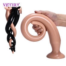 VETIRY 50cm Super Long Dick Anal Plug Prostate Massager Snake Dildo Anus Masturbator Dilator Sex Toys for Man Woman Butt Plug 2024 - buy cheap