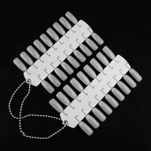 24/36/ 120Tips Gel Polish Shelves Color Palette Card Holder Metal Chain Double Side Swatches Nail Art Training Hand Sample Stand 2024 - buy cheap