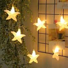 New Arrival Sea Shell Pandents LED String Light for star Christmas Tree Party BBQ Wedding holiday decor Photo DIY Props 2024 - buy cheap