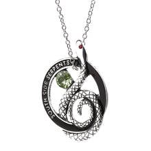 Винтажное ожерелье с подвеской в виде змеи, цепочка с подвеской из фильма «ривердейл», «южные змеи», металлический чокер с короной и кристаллами, ювелирные изделия для женщин 2024 - купить недорого