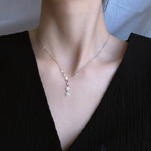  Korean Sparkling Star Cubic Zirconia Pendant Necklaces   Jewelry Women Short Clavicle Choker Necklace 2024 - buy cheap