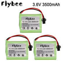 3.6V AA 3000mah 3500mAh NiMH Battery with Charger For Rc toy Car Tanks Trains Robot Boat Gun parts Ni-MH 3.6v Battery 1-5pcs 2024 - buy cheap