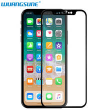 Protector de pantalla de vidrio templado para iPhone X XS, película protectora completa para Apple iPhone X XS 2024 - compra barato