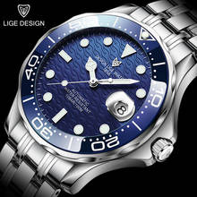 2021 New Sport Clock LIGE Top Brand Luxury Men Automatic Mechanical Watches 316L Steel Waterproof Mechanical Calendar Wristwatch 2024 - buy cheap