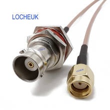 15CM BNC-SMA RF Coaxial RG316 Pigtail Cable Connector RP SMA Male Socket Switch BNC Female Nut Bulkhead Connector wire extension 2024 - buy cheap