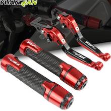 Motorcycle Adjustable Folding Brake Clutch Levers Handlebar Hand Grips fit For YAMAHA YZFR125 YZF R125 2012 2013 2014 2015-2020 2024 - buy cheap